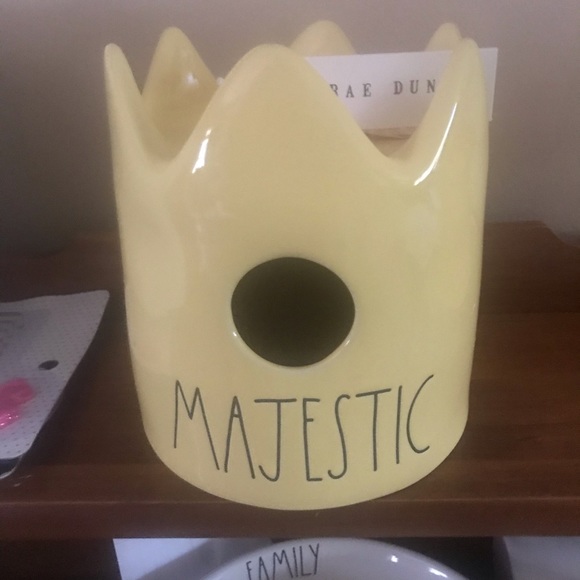 Rae dunn yellow majestic birdhouse - Picture 1 of 1